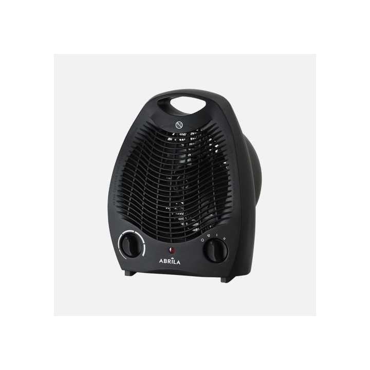 TERMOVENTILADOR ELEC KRAKEN 2000W NEGRO TERMOSTATO REGULABLE 2 POTENCIAS 3 FUNCIONES SISTEM SEG
