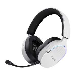 AURICULARES GAMING INALAMBRICOS CON MICROFONO TRUST GAMING GXT 491 FAYZO/BLUETOOTH/JACK 3.5/BLANCOS