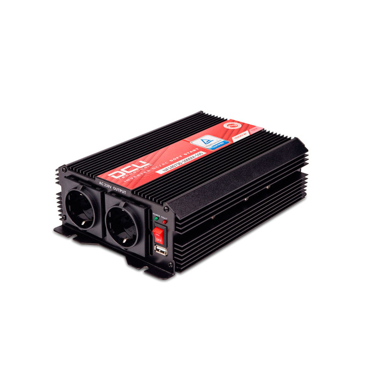 INVERSOR 12VDC A 230VCA 1000W SENOIDAL MODIFICADA GAMA BASIC