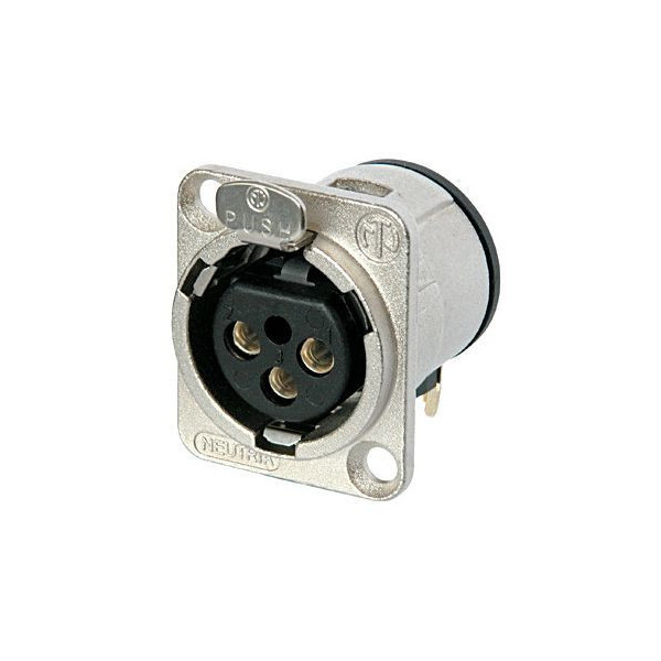 CONECTOR NEUTRIK CANON HEMBRA EMPOTRAR 3  PIN