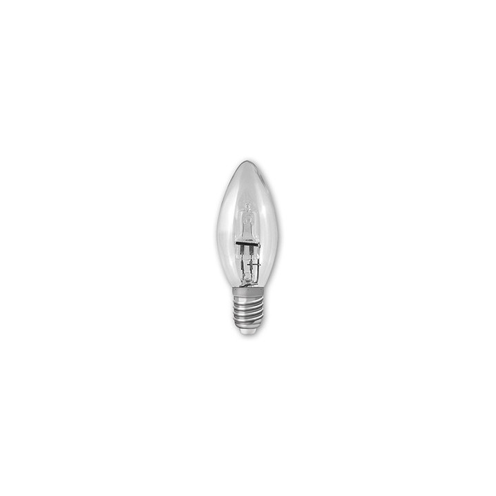 BOMBILLA HALOGENA VELA CLARA E14 42W