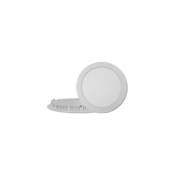 PANEL LED REDONDO NIQUEL HEPOLUZ 18W 6000K