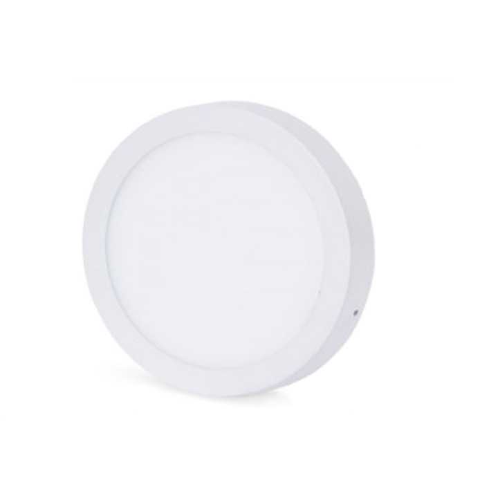PANEL LED REDONDO SUPERFICIE 18W 6000K