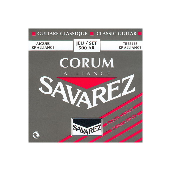JUEGO CUERDAS CLASICA SAVAREZ ALLIANCE ROJA 540R TENSION NORMAL