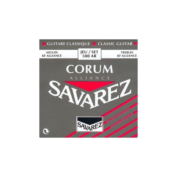 JUEGO CUERDAS CLASICA SAVAREZ ALLIANCE ROJA 540R TENSION NORMAL