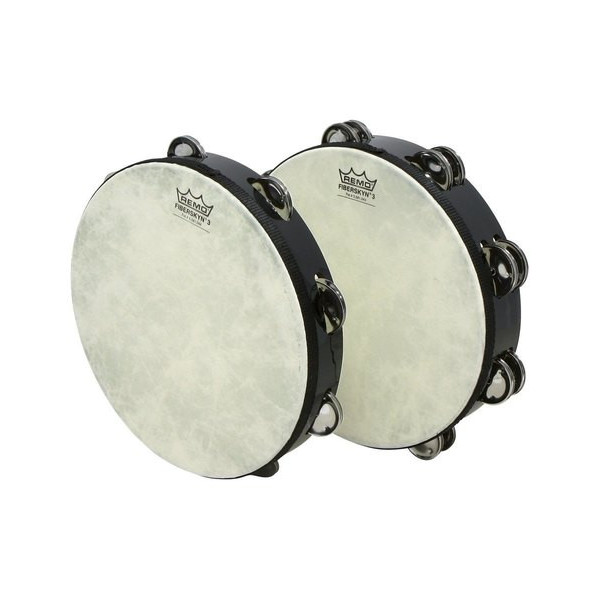 PANDERETA REMO 10'' Einreihig TA-5110-70 negra Hilera Simple