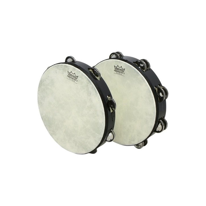 PANDERETA REMO 10'' Einreihig TA-5110-70 negra Hilera Simple