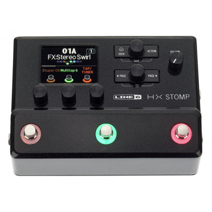 PEDALERA MULTIEFECTOS LINE6 HXSTOMPII GUITARRA Y BAJO