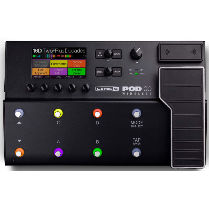PEDALERA MULTIEFECTOS LINE6 POD GO GUITARRA Y BAJO