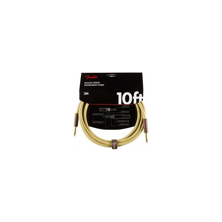 CABLE JACK JACK FENDER 3M DELUXE AMARILLO