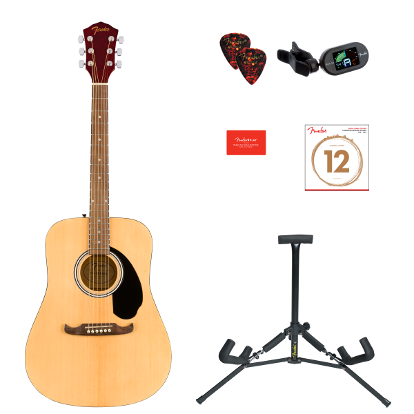 GUITARRA ACUSTICA FENDER PACK FA125