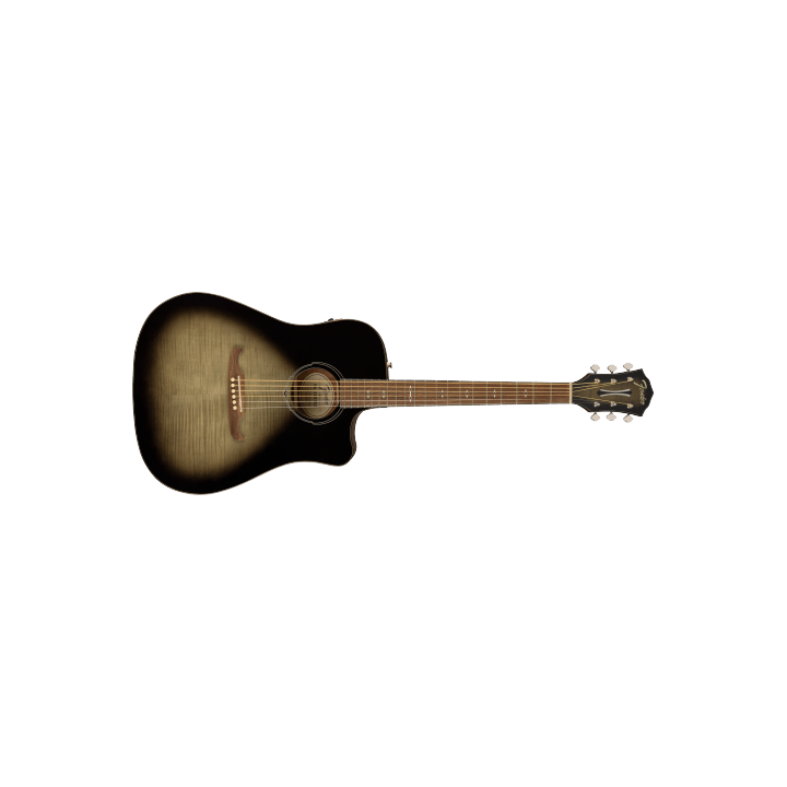 GUITARRA ACUSTICA FENDER FA-345 CE ELECTRIFICADA SOMBREADA GRIS