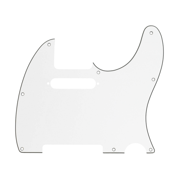 GOLPEADOR FENDER TELECASTER BLANCO