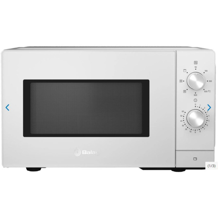 MICROONDAS BALAY LIBRE INSTALACION 20 LITROS CON GRILL COLOR BLANCO MOD. 3WG3112B0