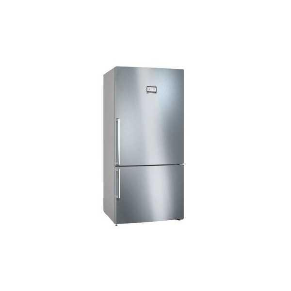 FRIGORIFICO COMBI BOSCH 186x86 NO FROST INOX CLASE D MOD. KGN86AIDR