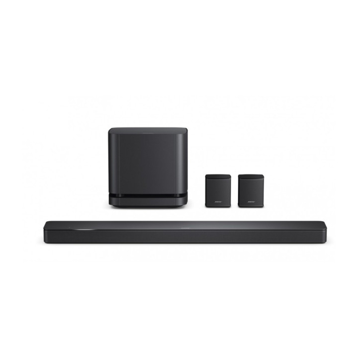 PACK BARRA DE SONIDO BOSE SOUNDBAR 500   SUBWOOFER BASS MODULE 500   ALTAVOCES TRASEROS BOSE SURROUN