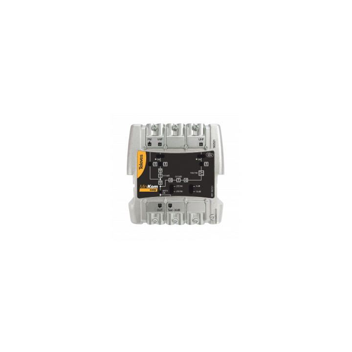 AMPLIFICADOR MINIKOM MATV 3e/1s EASYF