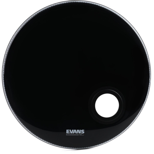 PARCHE EVANS BOMBO 24'' RESONANTE EMAD NEGRO