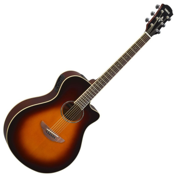 GUITARRA ACUSTICA YAMAHA APX600 MARRON TABACO  SOMBREADA