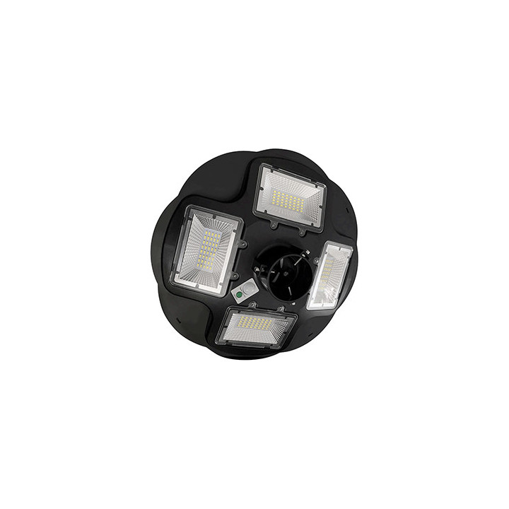 FAROLA CALLE SOLAR LED 200W 6400.K NEGRA