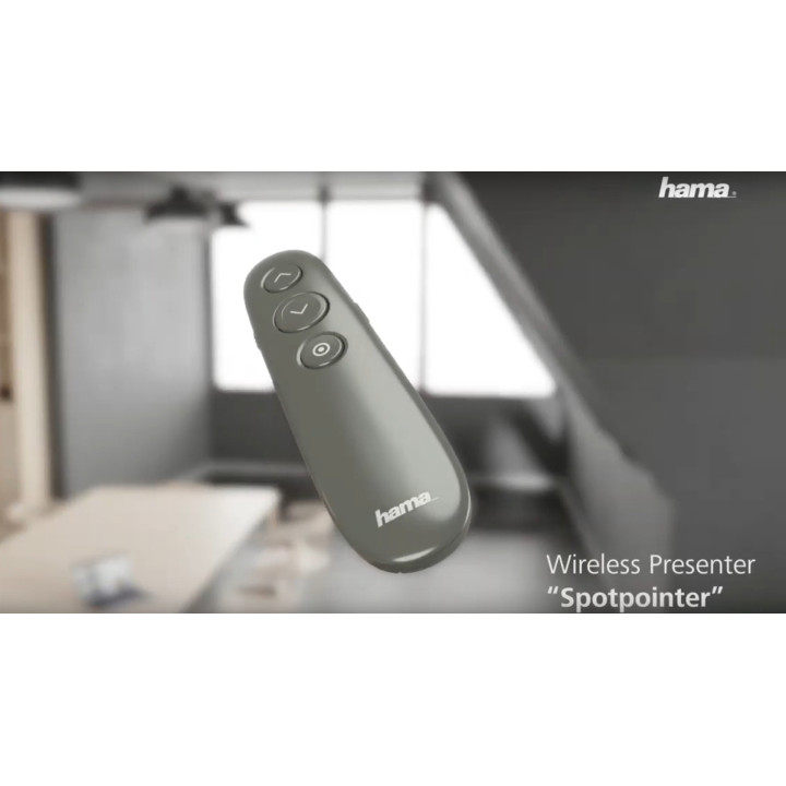 PRESENTADOR INALAMBRICO DE DIAPOSITIVAS HAMA CON PUNTERO LASER SPOT-POINTER