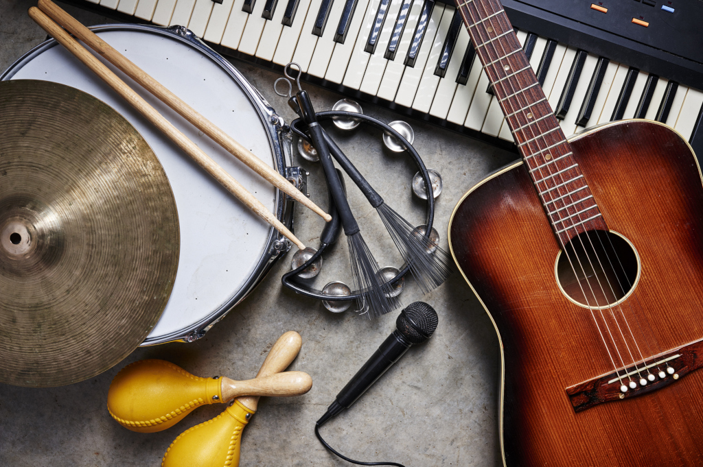 Compra Online Funda Música [ TCL 30 SE ] Collage Instrumentos Musicales